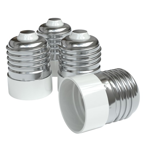 Lampensockel adapter e27 - 4x,