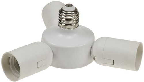 Fassung triple 27 auf - fassung, 3x