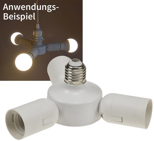 3er e27 fassung adapter - 3er,