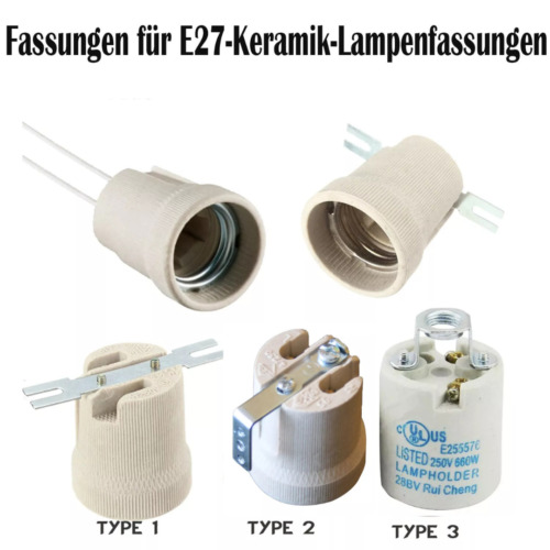 E27 keramik lampenfassung - e27,